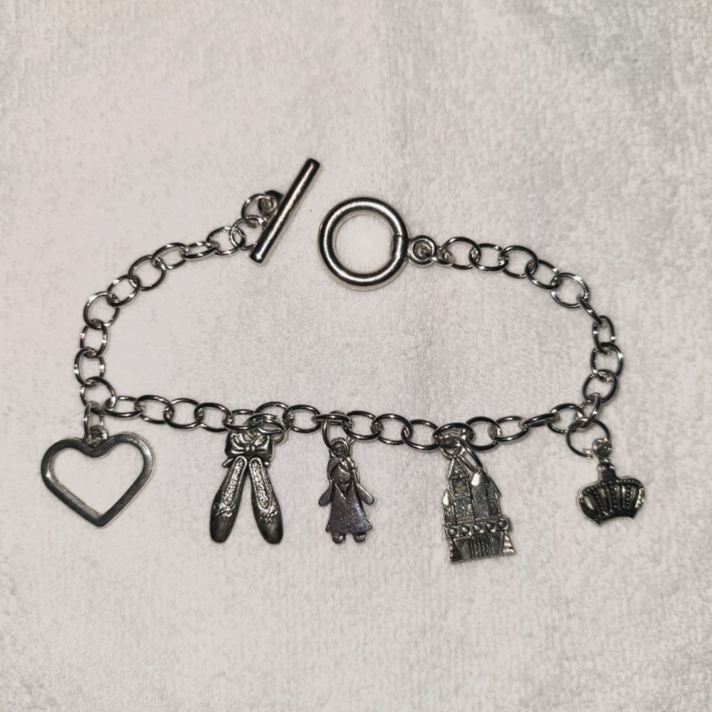 Ballerina Princess Charm Bracelet